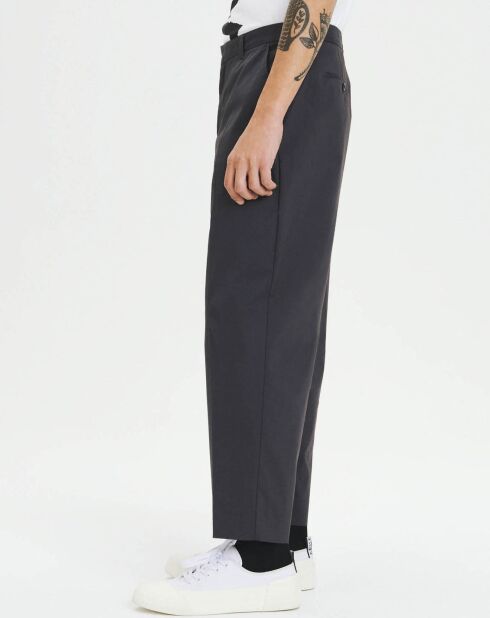 Pantalon en Coton mélangé charbon