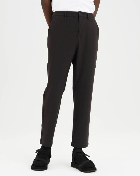 Pantalon droit charbon