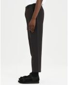 Pantalon droit charbon