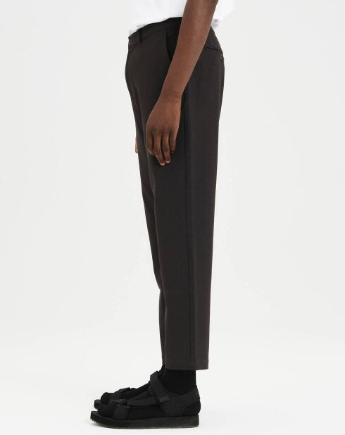 Pantalon droit charbon