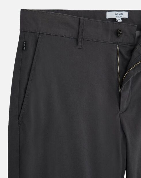 Short en Coton charbon