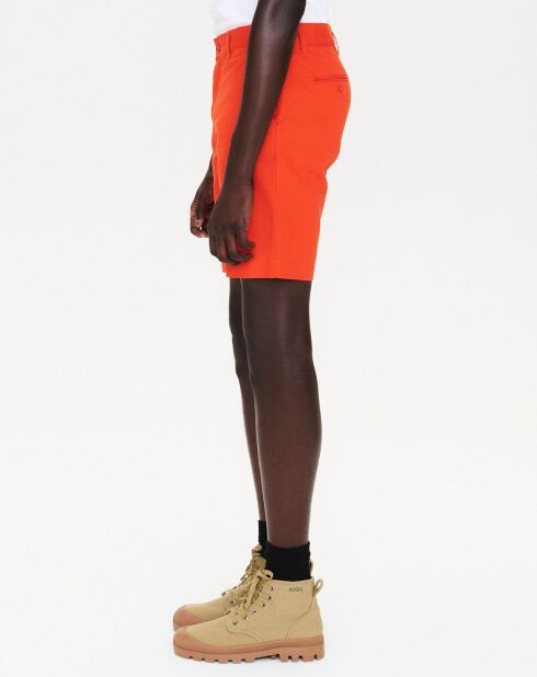 Short en Coton poivron