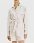 Surchemise en Tencel & Coton bisque