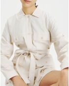 Surchemise en Tencel & Coton bisque