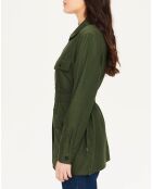 Surchemise en Tencel & Coton avocat