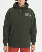 Sweat à capuche Polaire avocat