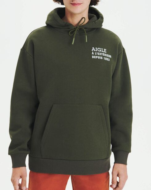 Sweat à capuche Polaire avocat