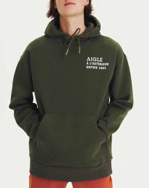 Sweat à capuche Polaire avocat