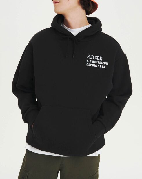 Sweat à capuche black onyx