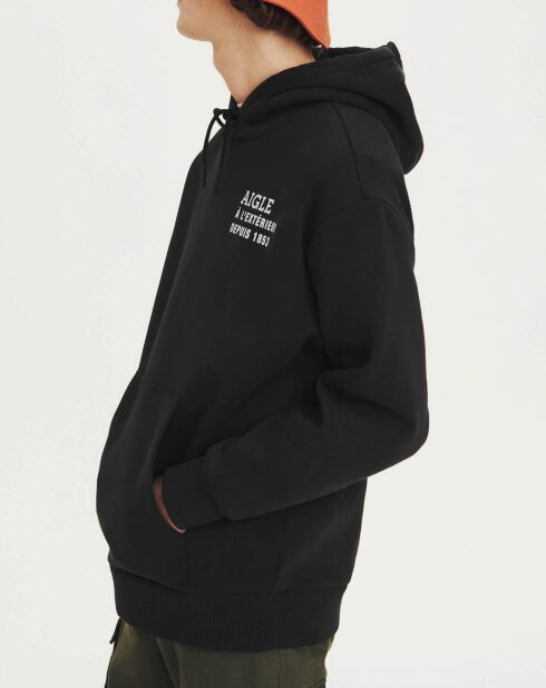 Sweat à capuche black onyx