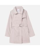 Trench à capuche beige