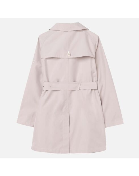 Trench à capuche beige