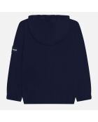 Blouson à capuche bleu foncé