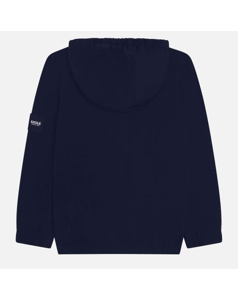 Blouson à capuche bleu foncé