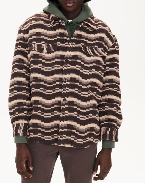 Surchemise en Coton mélangé cacao