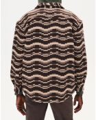 Surchemise en Coton mélangé cacao