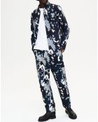 Chemise 100% Coton imprimée noire