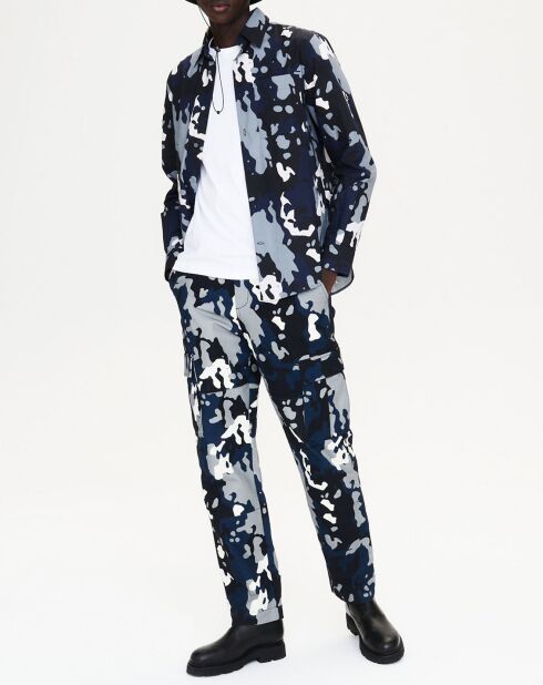 Pantalon 100% Coton imprimé noir