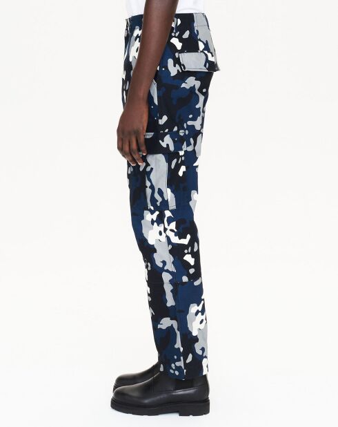 Pantalon 100% Coton imprimé noir