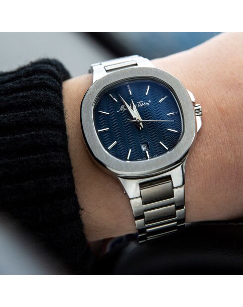 Montre Mixte Quartz en Acier Evasion argentée