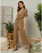 Combinaison 100% Lin Yaona camel