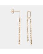 Boucles d'oreilles Valerie or jaune