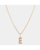 Pendentif Lettre E or jaune