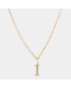 Pendentif Lettre I or jaune