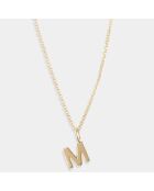 Pendentif Lettre M or jaune