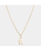 Pendentif Lettre R or jaune