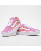 Baskets Old Skool rose/multicolore