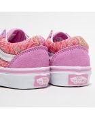 Baskets Old Skool rose/multicolore