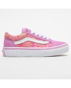 Baskets Old Skool rose/multicolore