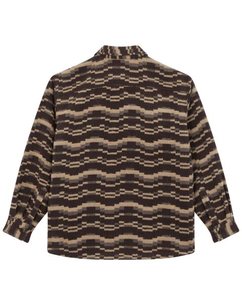 Surchemise en Coton mélangé cacao
