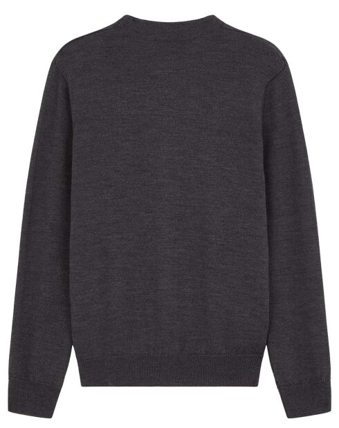 Cardigan 100% Laine gris foncé