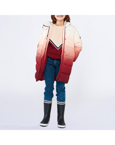 Sweat bicolore pale blush