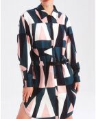 Robe Bagarow imprimée multicolore