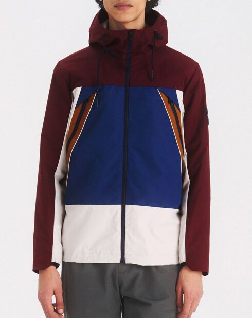 Parka Obanam bordeaux/bleu