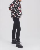 Doudoune Odristiw imprimée blanc/marine