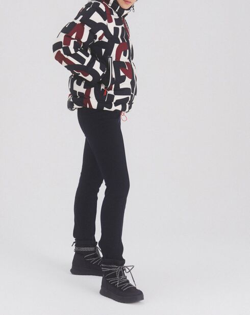 Doudoune Odristiw imprimée blanc/marine