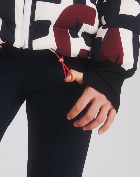 Doudoune Odristiw imprimée blanc/marine