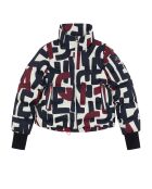 Doudoune Odristiw imprimée blanc/marine