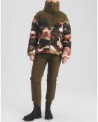 Doudoune Odopew imprimée kaki