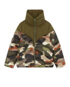 Doudoune Odopew imprimée kaki