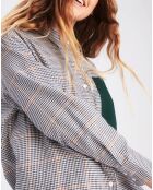 Chemise Shalitew pied-de-poule multicolore