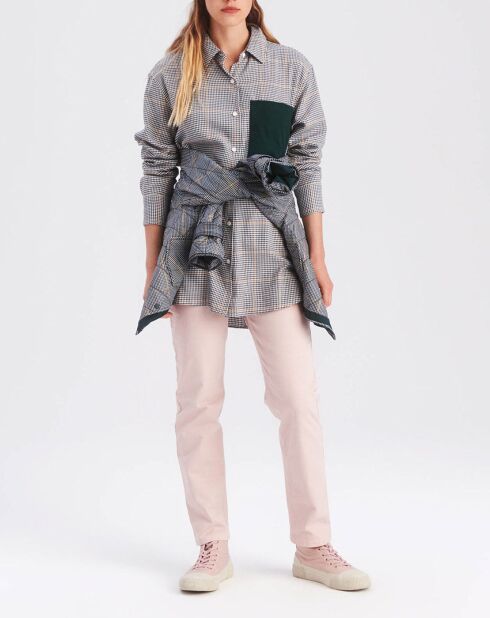 Chemise Shalitew pied-de-poule multicolore