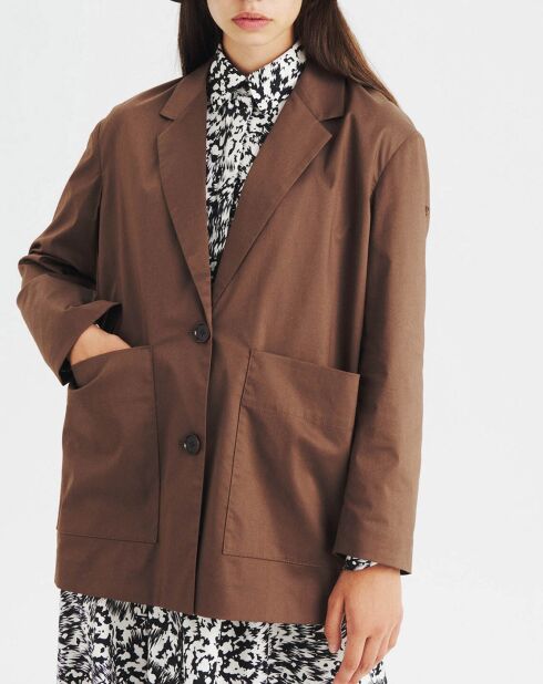 Blouson Dawompam02 marron