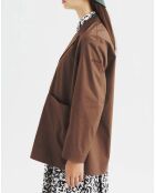 Blouson Dawompam02 marron