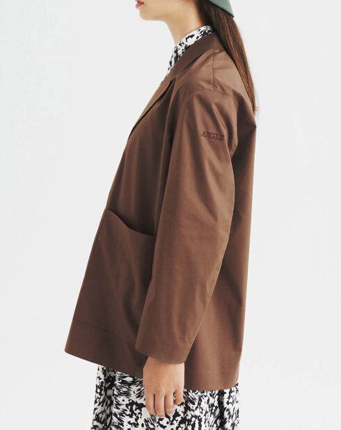 Blouson Dawompam02 marron