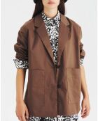 Blouson Dawompam02 marron